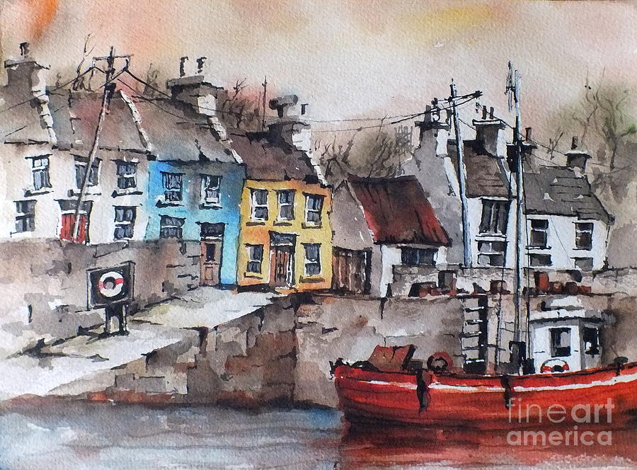 GALWAY.. Roundstone Painting by Val Byrne