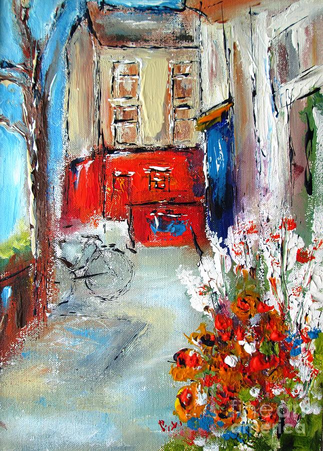 Galway Street Paintings And Art Prints Painting by Mary Cahalan Lee - aka PIXI