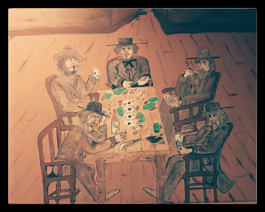 Gambler's Saloon Painting by A I - Fine Art America