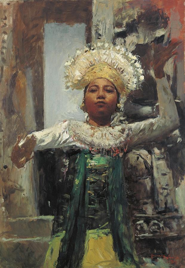 Gambuh Dancer Painting by Eastern Accent 