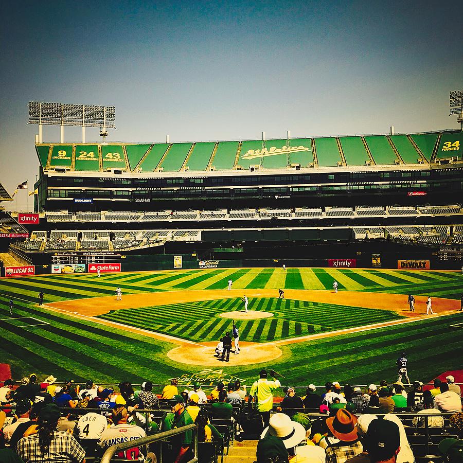 Oakland Athletics Photograph - Game Day In Oakland by Mountain Dreams