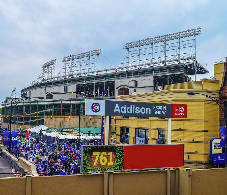 Game Day Wrigley Field Photograph