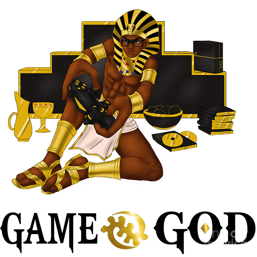Xbox 360 Digital Art - Game God  by Respect the Queen