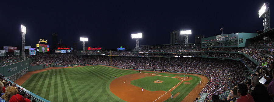 Game Night Boston Fenway Park Photograph by Juergen Roth