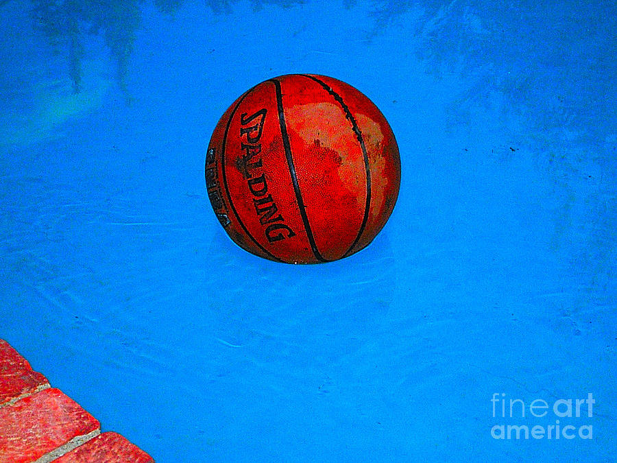 Basketball Photograph - Game On Ball Out by Jacqueline Howe