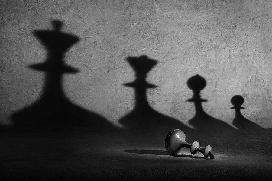 Chess Photograph - Game Over by Victoria Ivanova