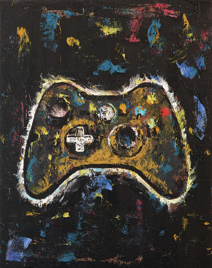 Gamer Painting by Michael Creese