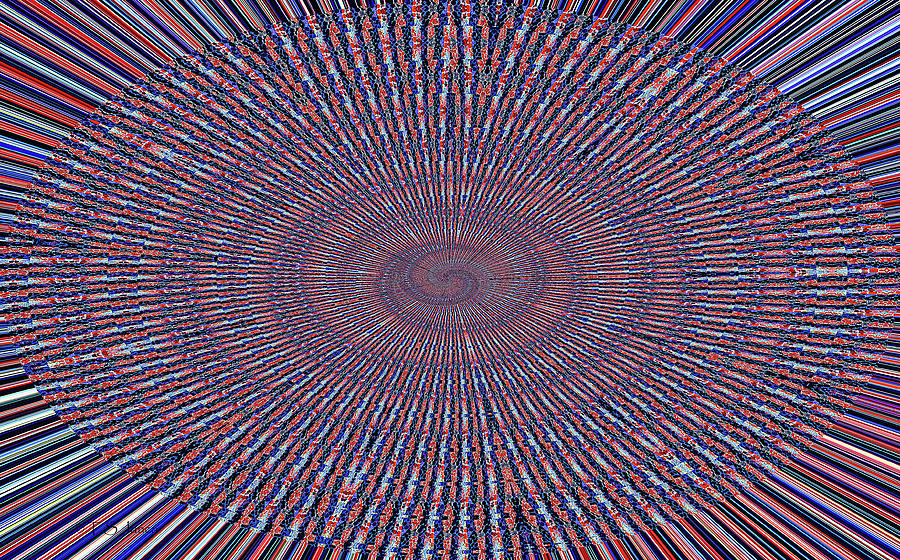 Gamma Rays Abstract Digital Art by Tom Janca