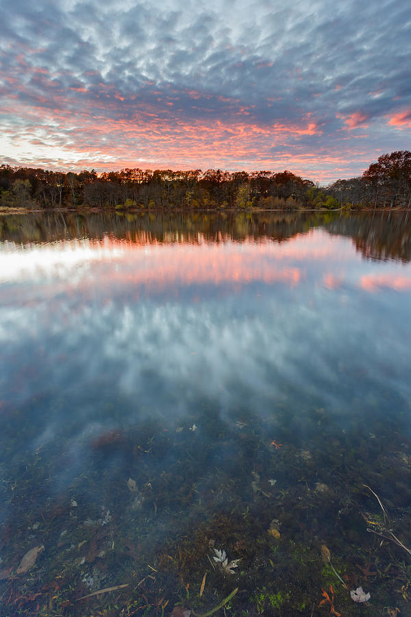 Gammino Pond Sunset Photograph by Bryan Bzdula