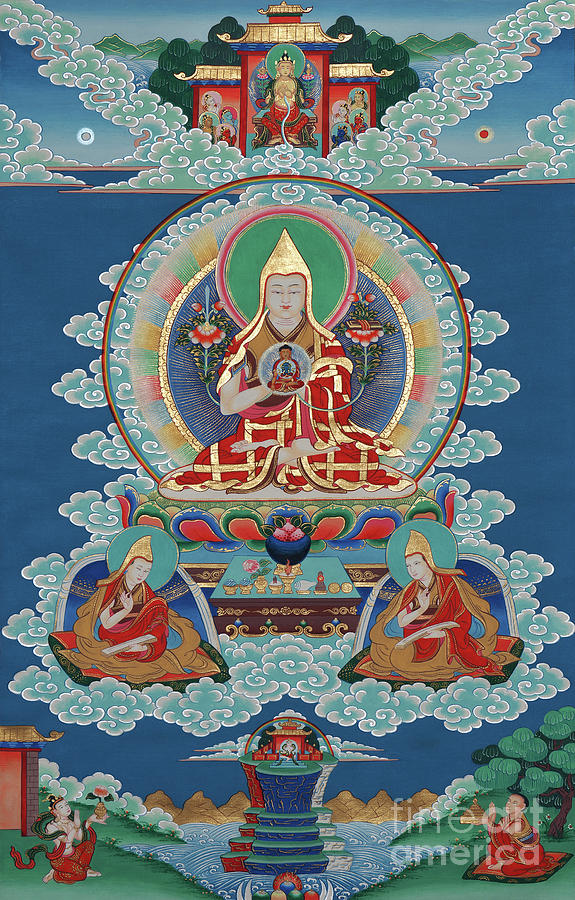 Ganden Lhagyalma Painting by Sergey Noskov