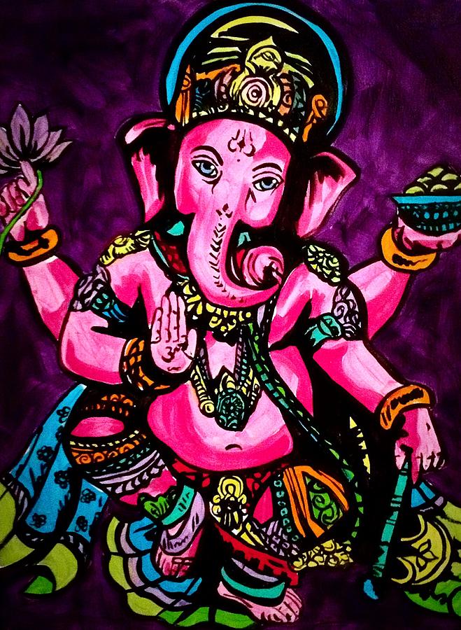 Ganesh Painting by Nevets Killjoy