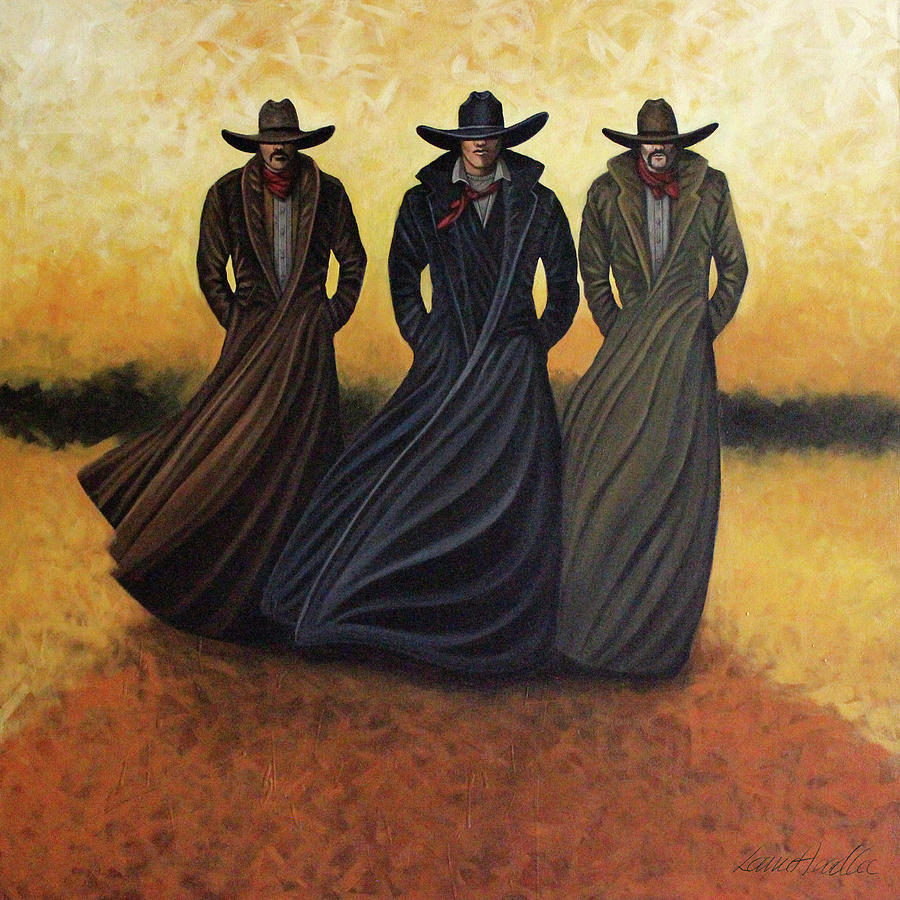 Gang Of Three Painting by Lance Headlee