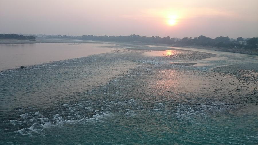 Ganges river flow Photograph by Ashish Agarwal