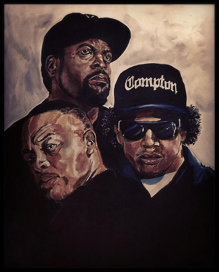 Gangsta Trinity Painting by Joel Tesch