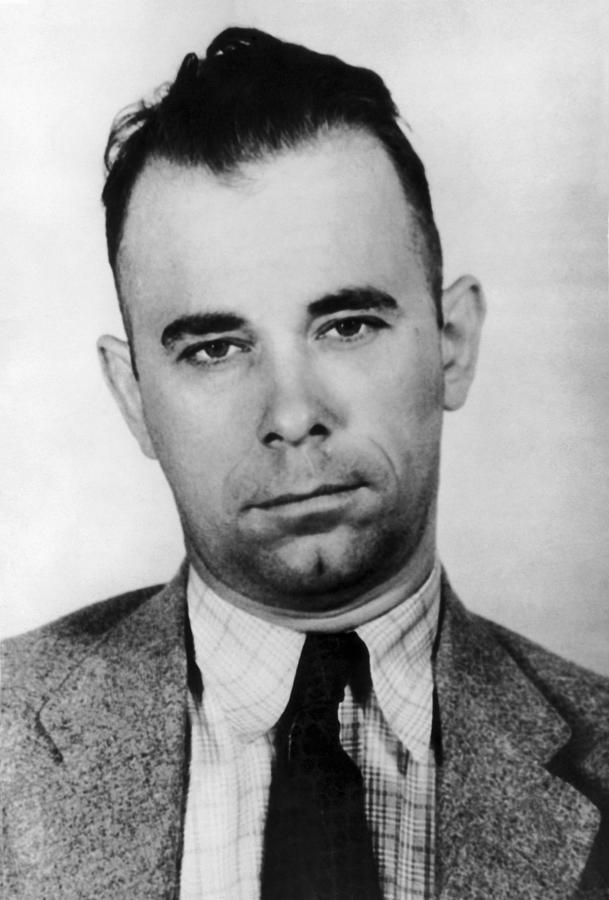 Gangster John Dillinger  Photograph by War Is Hell Store