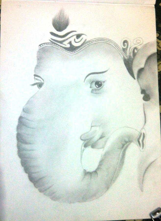 Drawing of our Ganpati Bappa by... - Mahindra Mitra Mandal. | Facebook-saigonsouth.com.vn
