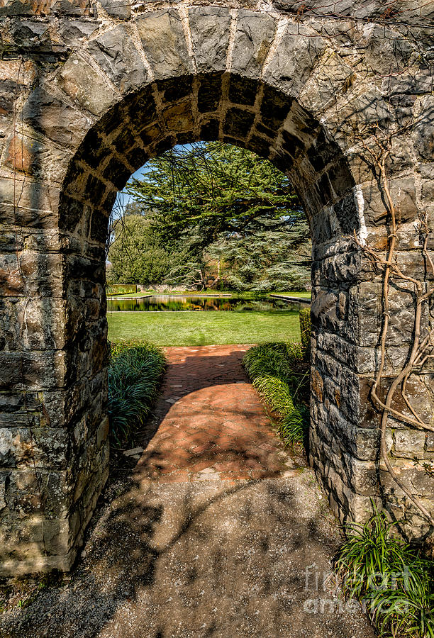 Architecture Photograph - Garden Archway by Adrian Evans