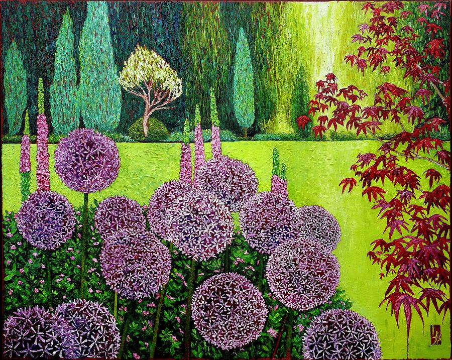 Garden at Cecil Green Park House by Linda J Bean Garden at Cecil Green Park House by Linda J Bean