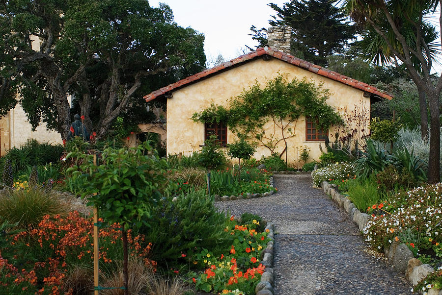 Garden at Mission San Carmel by Renee Hong Garden at Mission San Carmel by Renee Hong