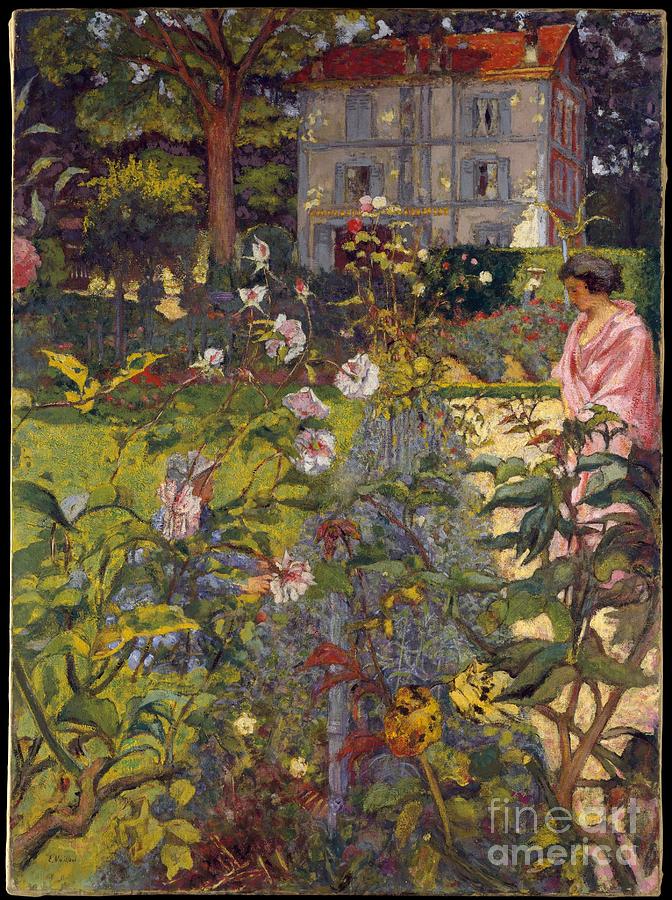 Garden at Vaucresson Painting by Celestial Images