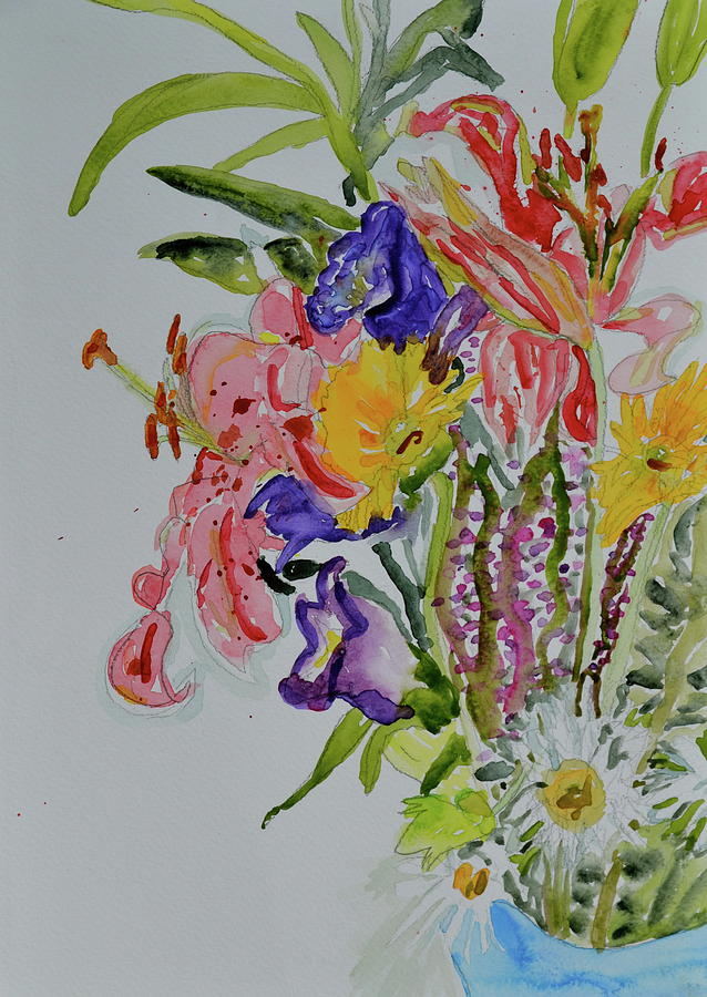 Garden Bouquet Painting by Beverley Harper Tinsley
