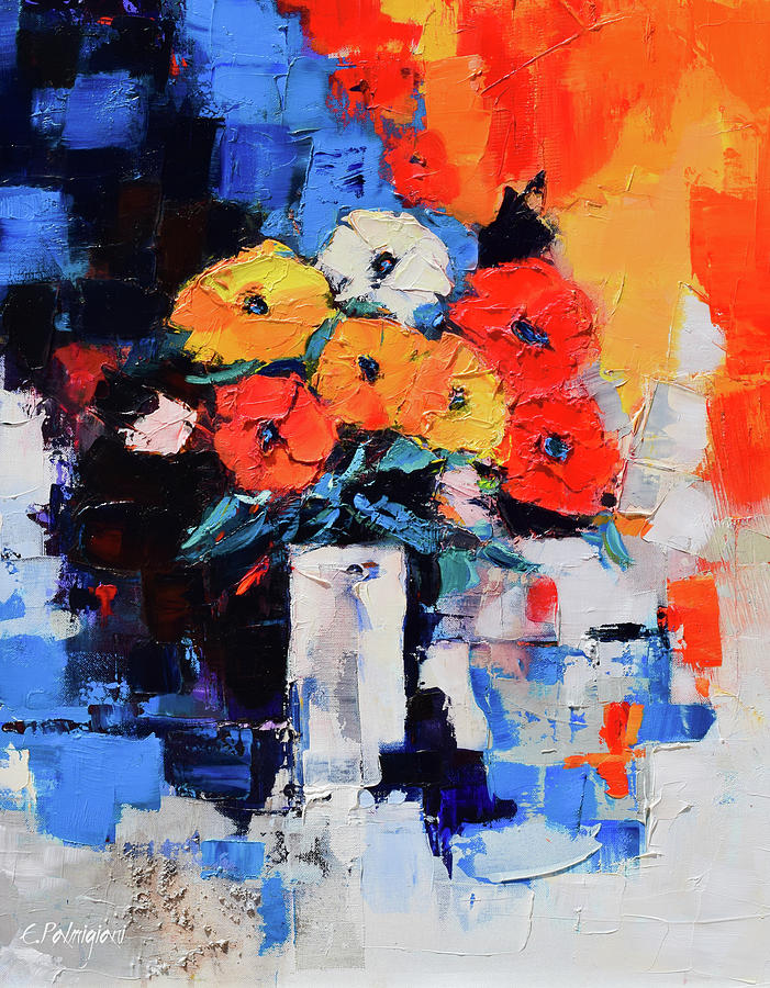 Flower Painting - Garden bouquet by Elise Palmigiani