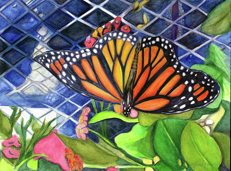 Garden Center Monarch Painting