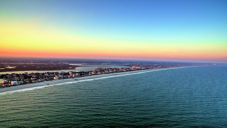 Garden City Ocean Sunset Photograph by Robbie Bischoff