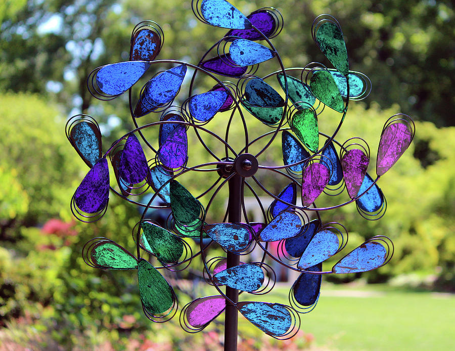 Garden Colored Fan Photograph by Cynthia Guinn