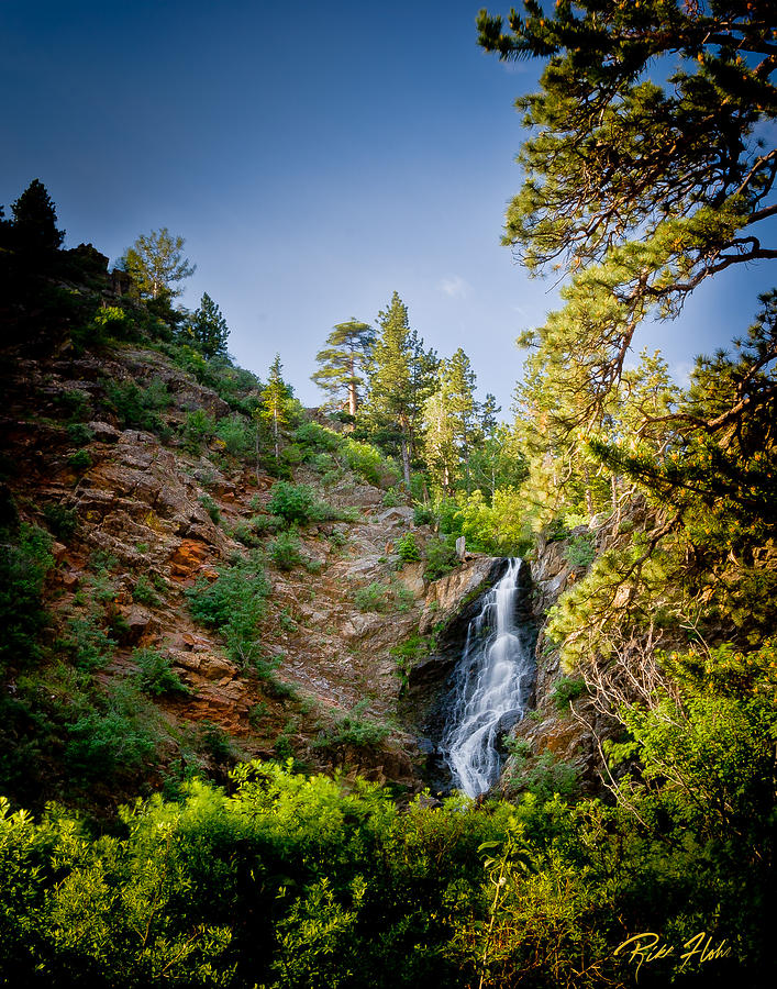 Garden Creek Falls Canyon Photograph by Rikk Flohr