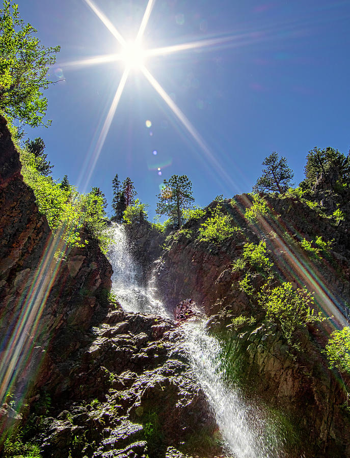Garden Creek Falls Photograph by Sam Sherman