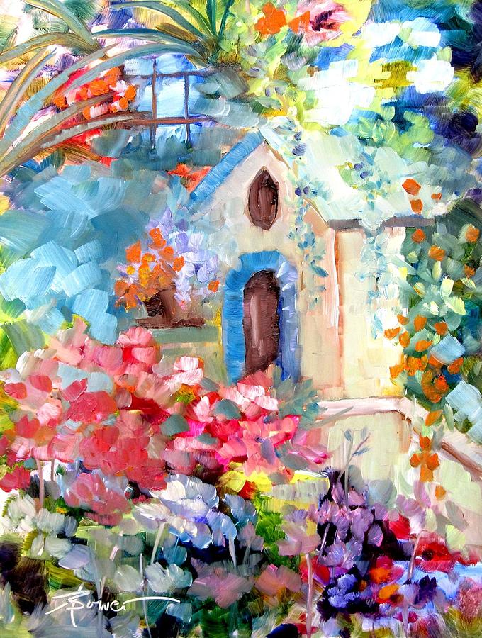Garden Door  Painting by Adele Bower