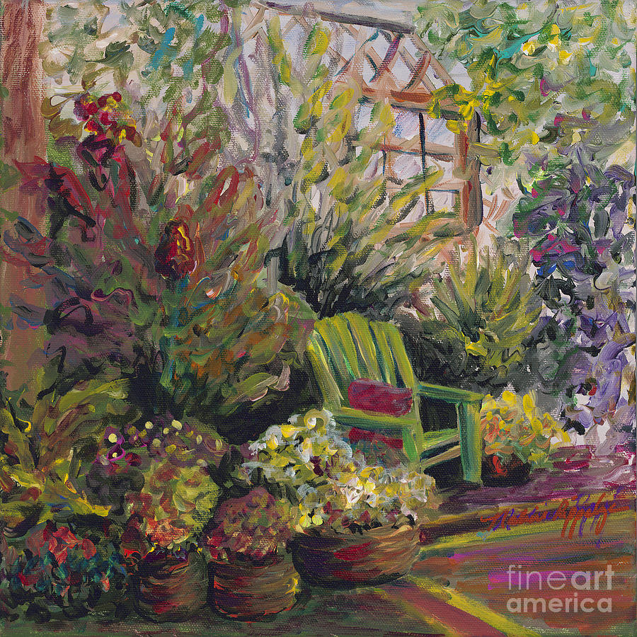 Garden Escape Painting By Nadine Rippelmeyer