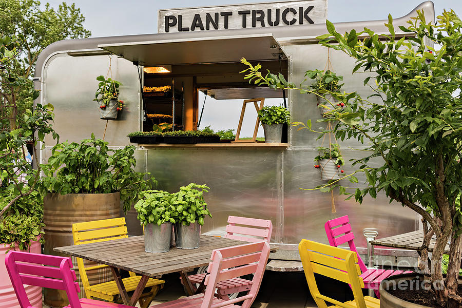Garden festival plant truck Photograph by Sophie McAulay