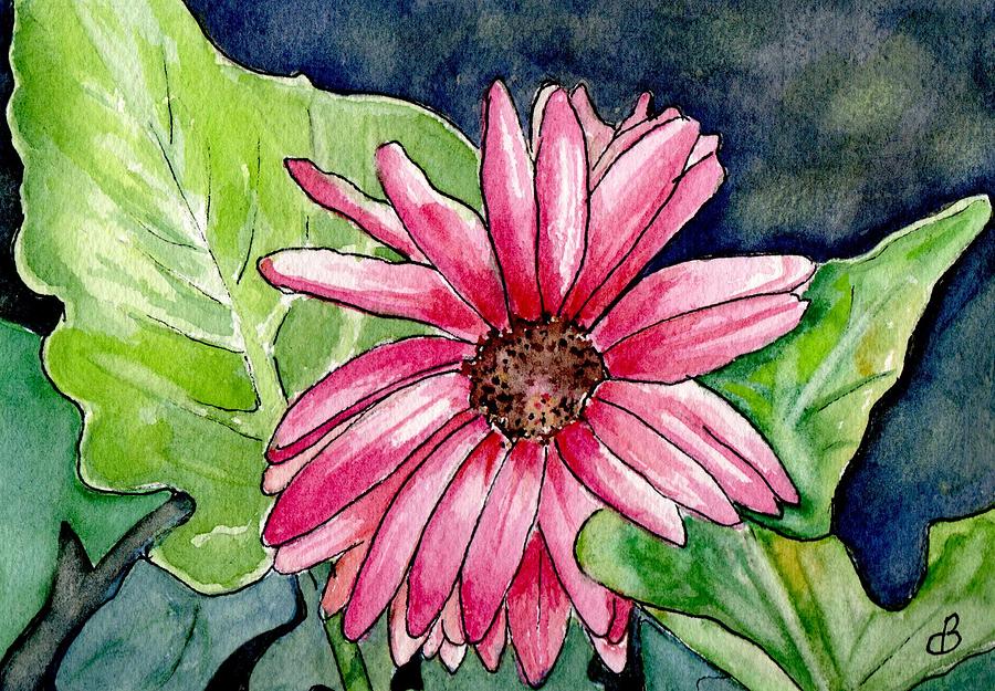 Garden Flower Painting by Brenda Owen