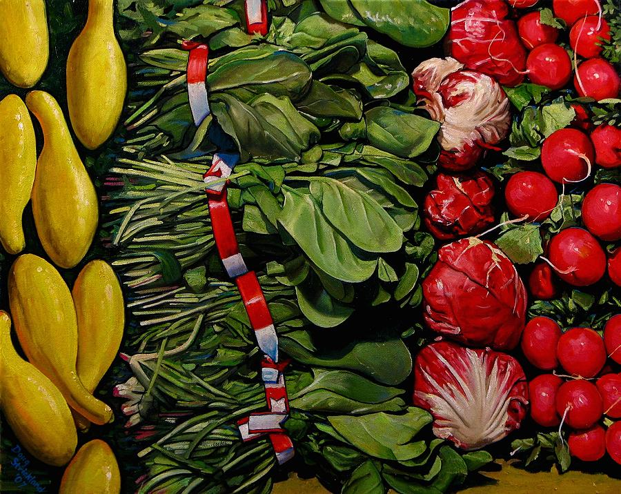 Food Painting - Garden Fresh by Doug Strickland Food Painting - Garden Fresh by Doug Strickland
