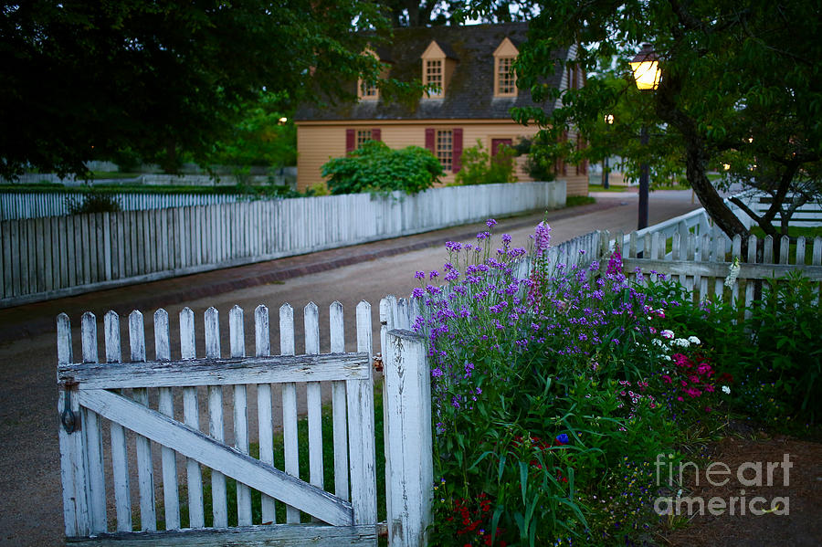 Garden Gate on a Spring Evening Photograph by Rachel Morrison