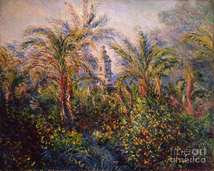 Garden in Bordighera Impression of Morning Painting by Claude Monet