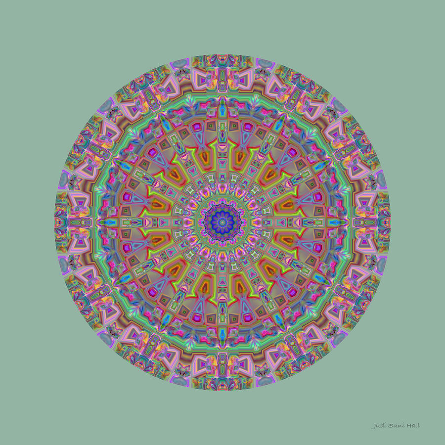 Garden Kaleidoscope Digital Art by Judi Suni Hall