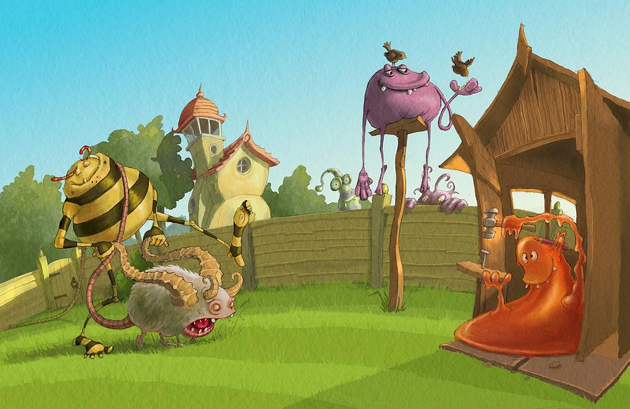 Garden Monsters by Andy Catling Garden Monsters by Andy Catling
