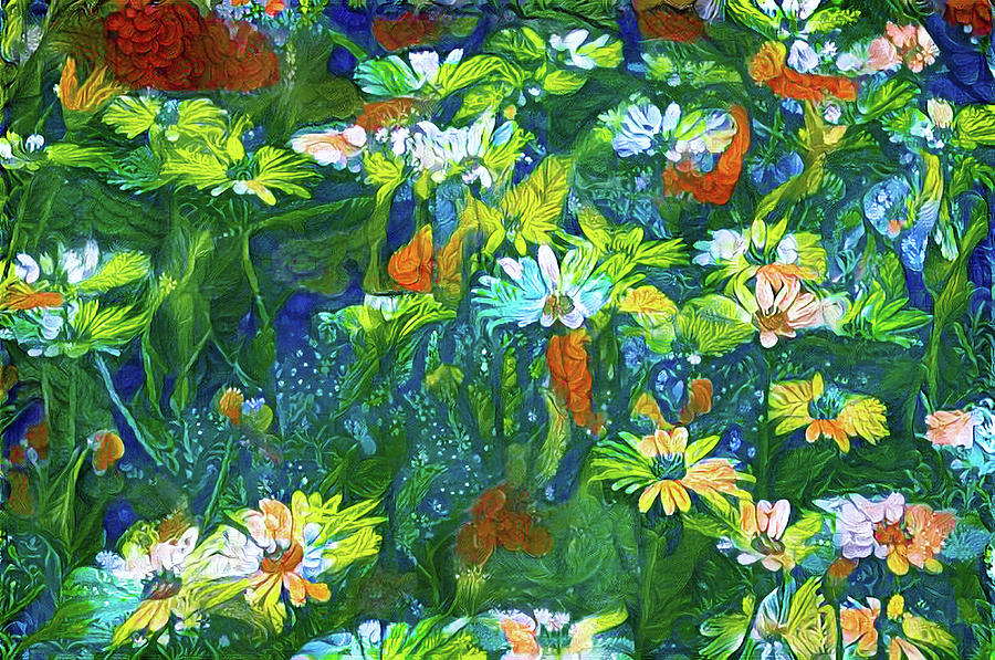 Garden of Delight Painting by Bill Cannon