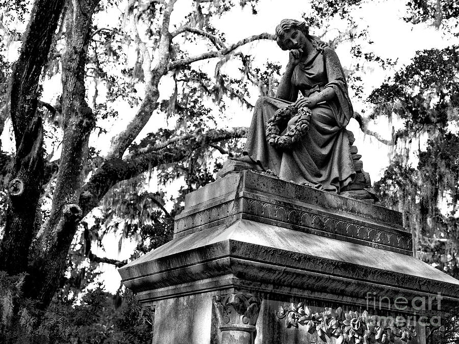 Garden of Good and Evil at Bonaventure Cemetery in Savannah Photograph by John Rizzuto