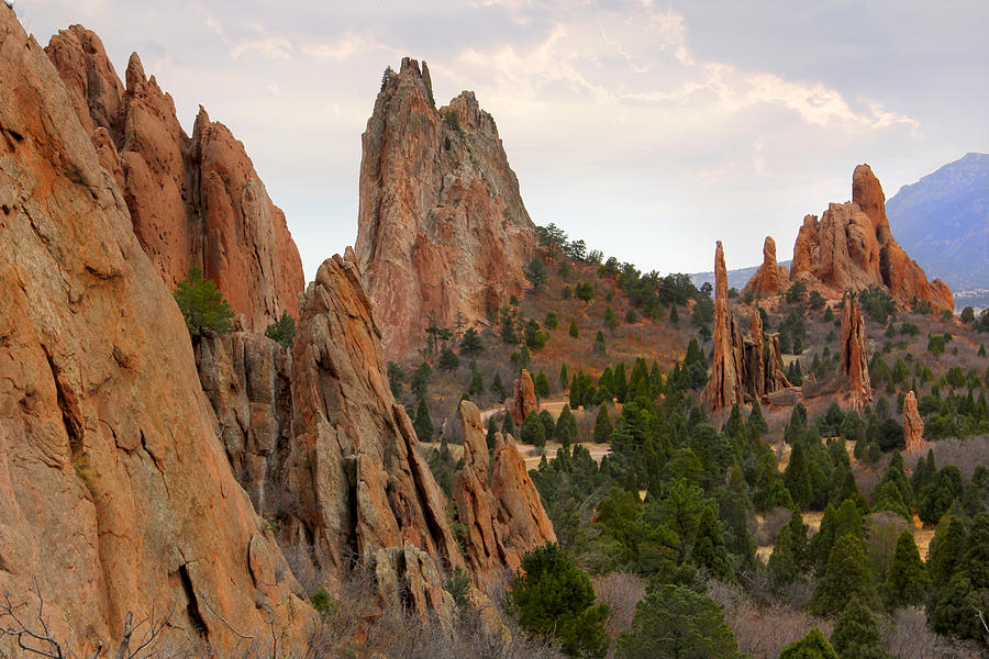 Balanced Rock Photograph - Garden of the Gods - Colorado by Mike McGlothlen Balanced Rock Photograph - Garden of the Gods - Colorado by Mike McGlothlen