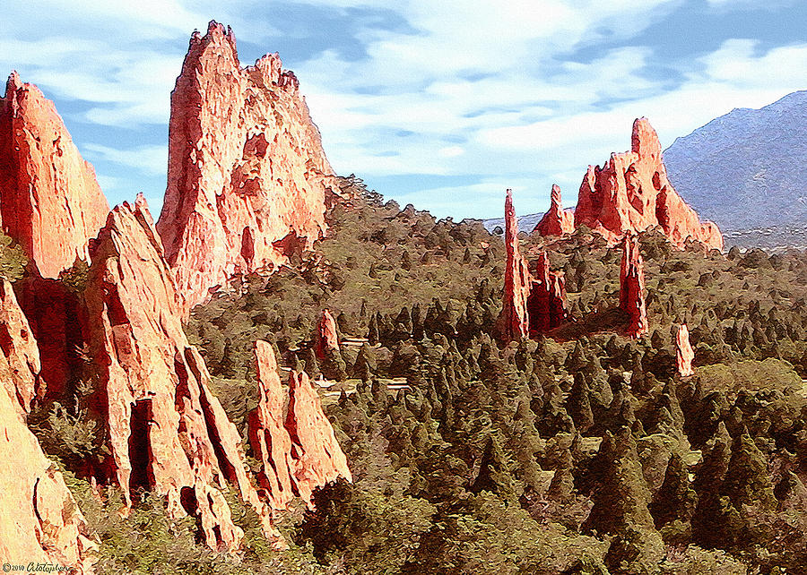 Garden of the Gods Photograph by Cristophers Dream Artistry