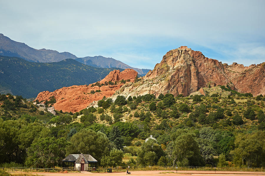 Garden of the Gods dog walk Manitou Colorado Photograph by Toby McGuire