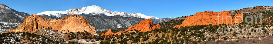 Garden Of The Gods Extended Panorama Photograph by Adam Jewell