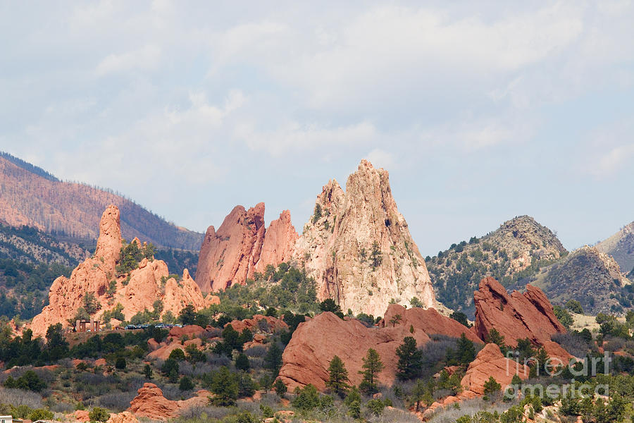 Garden of the Gods from a Distance Photograph by Steven Krull
