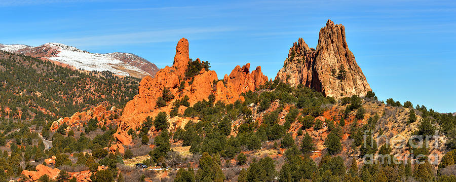 Garden Of the Gods High Point Panorama Photograph by Adam Jewell