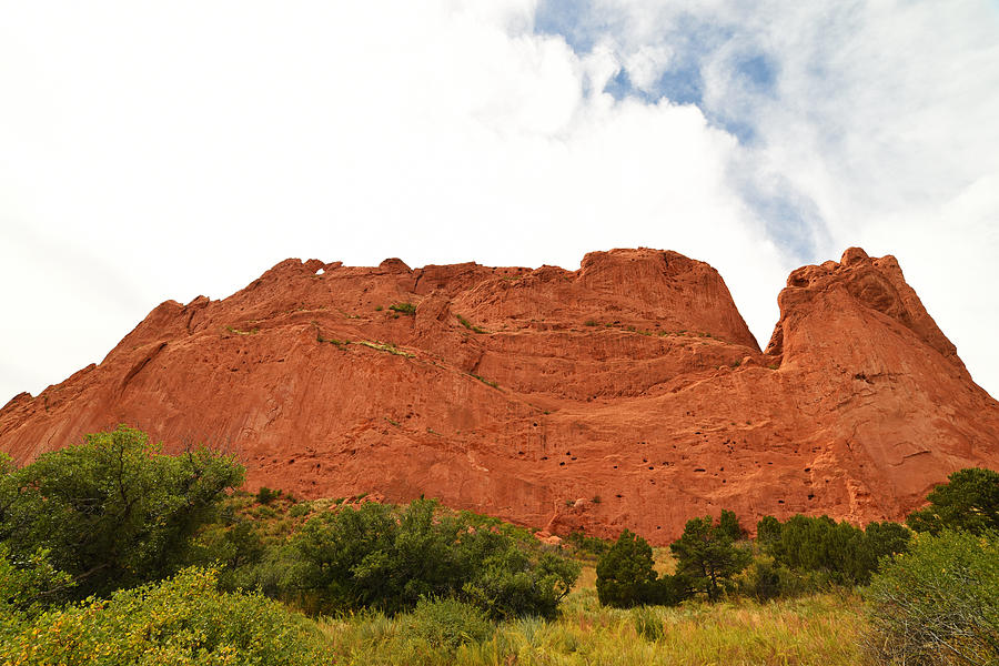 Garden of the Gods Rocky Cloud Smoke Stack Photograph by Toby McGuire