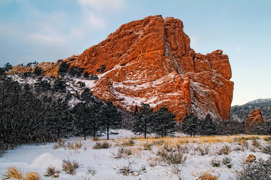 Garden of the Gods Winterscape Photograph by Tim Reaves